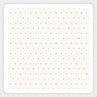 Pastel Polka Dot Sticker